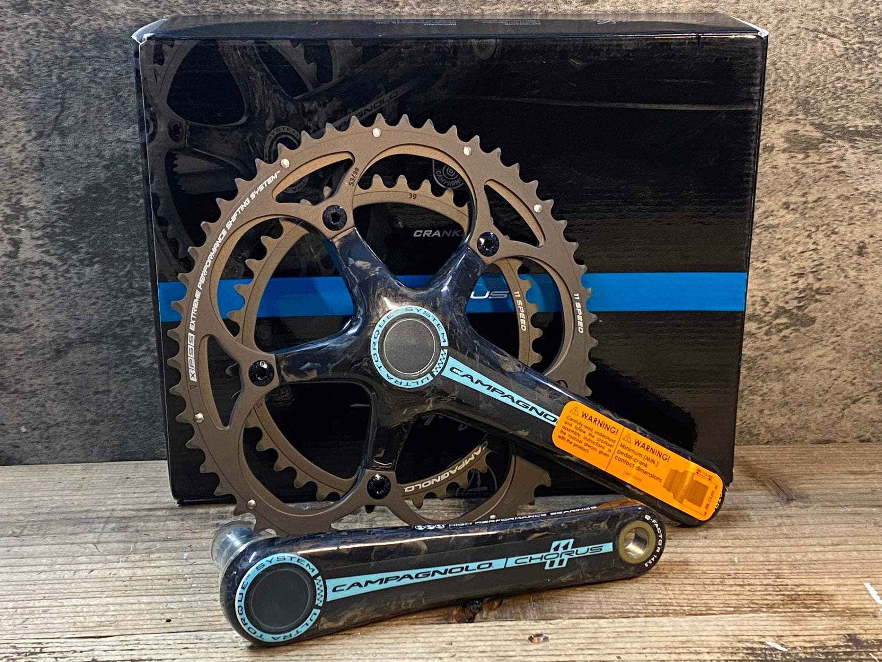 JS197 カンパニョーロ CAMPAGNOLO CHORUS 11S crankset 170 39-53 FC11