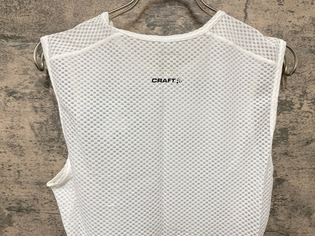 KA113 クラフト CRAFT ノースリーブ ベースレイヤー 白 XS 未使用
