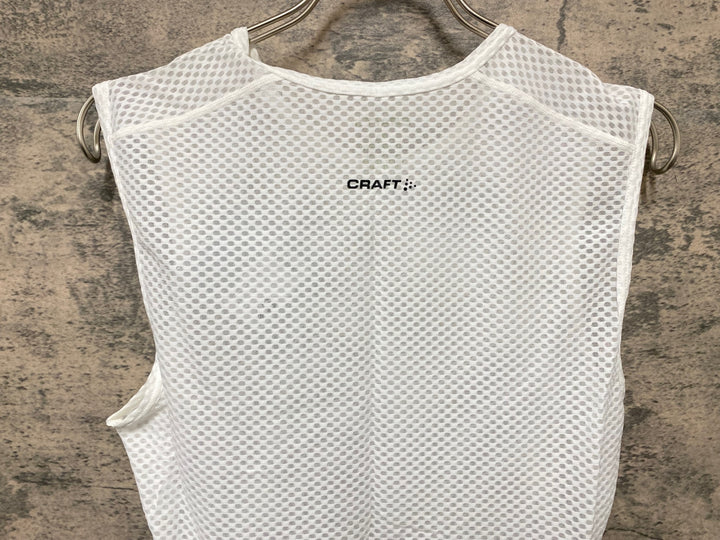 KA113 クラフト CRAFT ノースリーブ ベースレイヤー 白 XS 未使用
