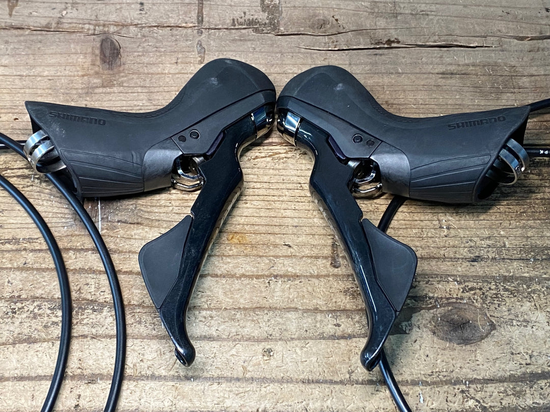IZ683 シマノ SHIMANO ULTEGRA 左右STIレバー ブレーキ セット ST-R8020 BR-RS785 2×11S ポストマウント用 ホース長142mm 70mm