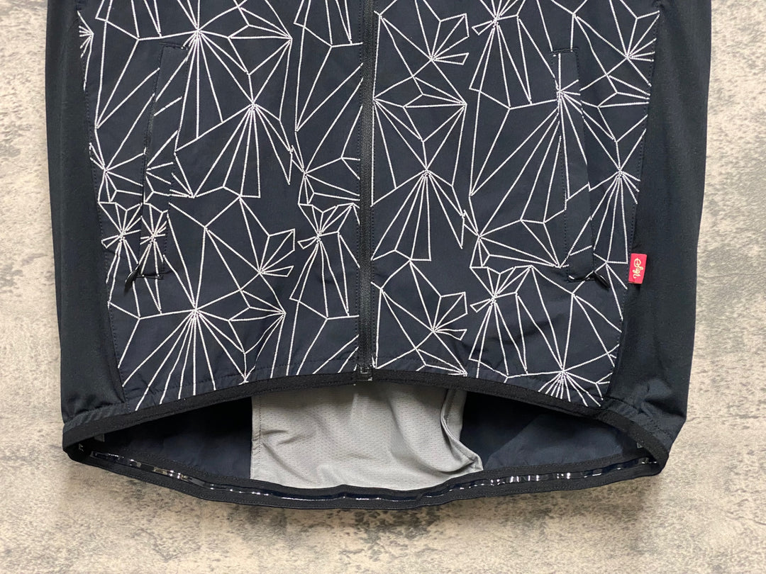 KG217 シーガー Sigr ジレ サイクルベスト 黒 M リフレクト