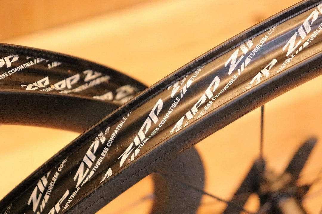 ジップ ZIPP 303 FIRECREST DISC カーボン チューブレスレディ ホイールセット シマノ 11S/12S フックレス 【芦屋店】