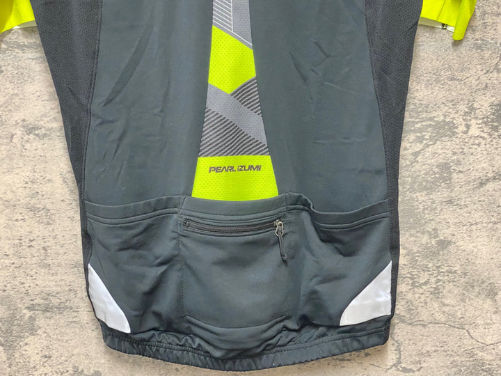 KG600 パールイズミ PEARL iZUMi 半袖 サイクルジャージ 黒黄 L