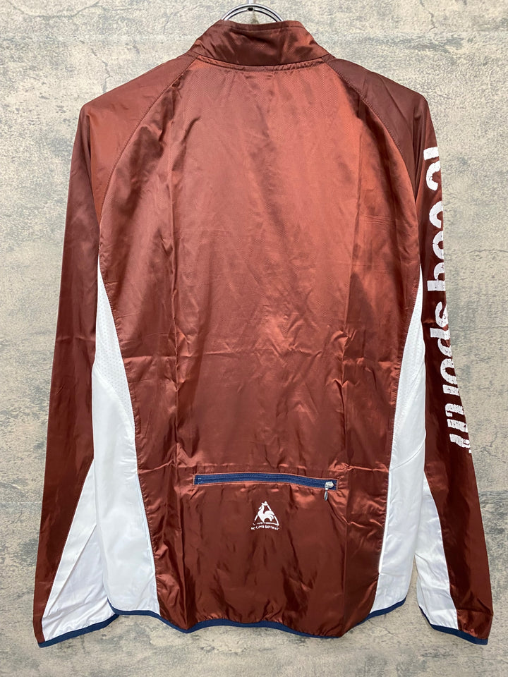 KC989 ルコックスポルティフ le coq sportif 長袖 ウィンドブレーカー バーガンディー L ※ロゴ剥げ