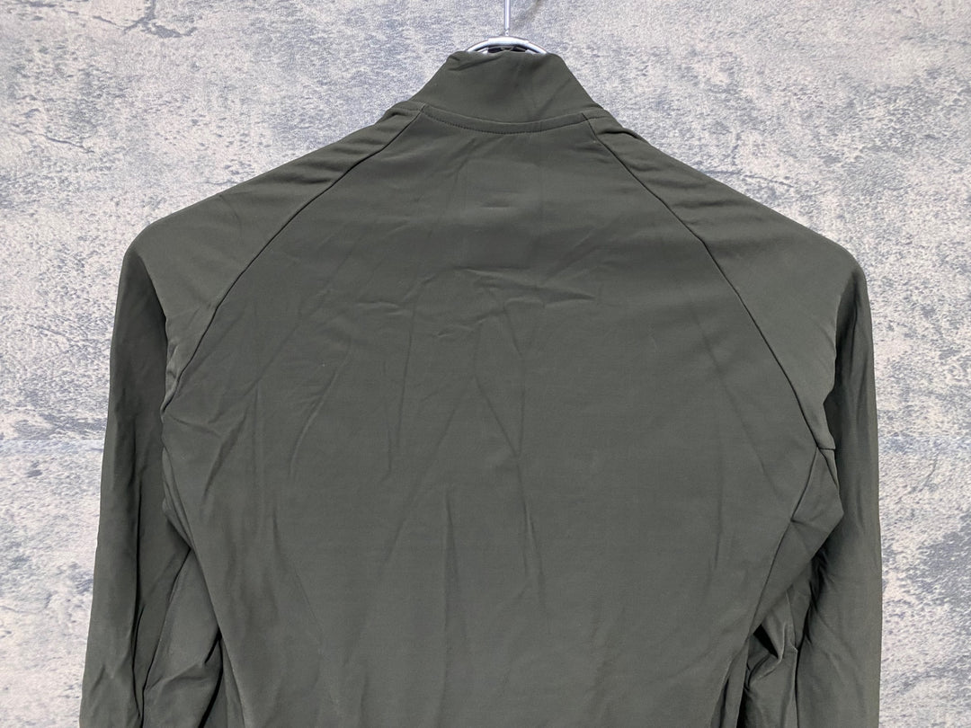 JW780 プロトンドパリ PELOTON DE PARIS Domestique Long Sleeve Jersey 長袖 サイクルジャージ オリーブ XS 裏起毛