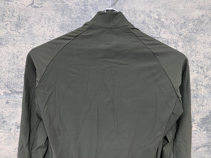 JW780 プロトンドパリ PELOTON DE PARIS Domestique Long Sleeve Jersey 長袖 サイクルジャージ オリーブ XS 裏起毛