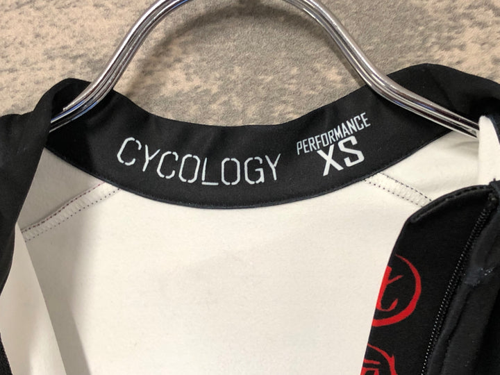 JF786 サイコロジー CYCOLOGY 長袖 サイクルジャージ 黒 ドラゴン XS