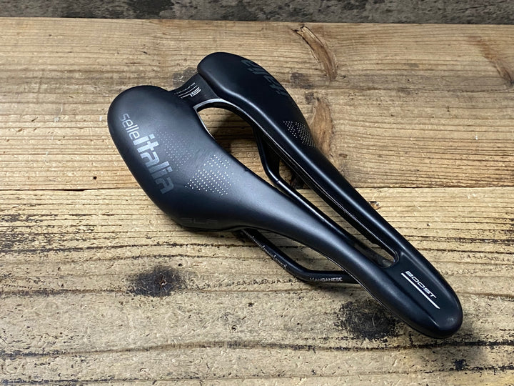 KJ170 セライタリア SELLE ITALIA SLR BOOST SUPERFLOW サドル 黒 130mm MANGANESE レール S3