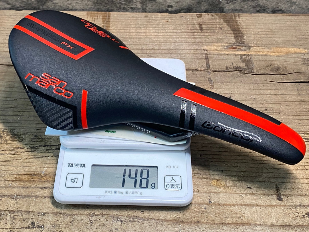 JR315 san marco CONCOR CARBON FX サドル NARROW CARBON レール 黒赤