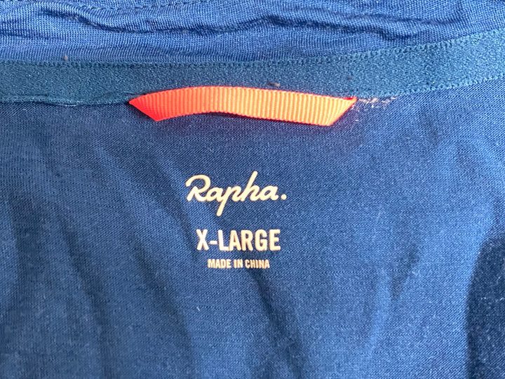 KG220 ラファ Rapha BREVET LONG SLEEVE WINDBLOCK JERSEY 長袖 サイクルジャージ ターコイズブルー XL