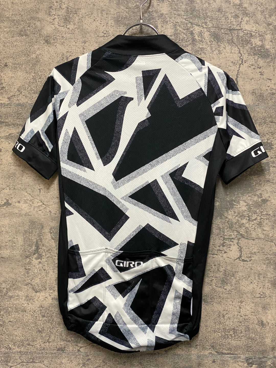 JQ503 ジロ GIRO RENEW SERIES 半袖サイクルジャージ 白黒 S