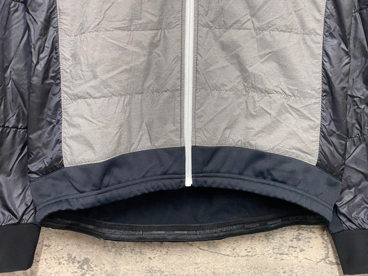 KE427 パールイズミ PEARL iZUMi 長袖 サイクルジャケット 紺 グレー M 裏起毛