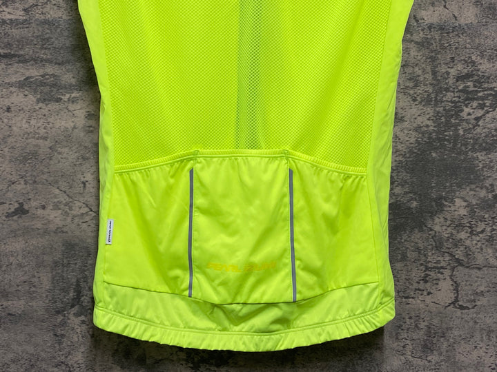 KL034 パールイズミ PEARL iZUMi ジレ サイクルベスト 蛍光 黃 L ※汚れ