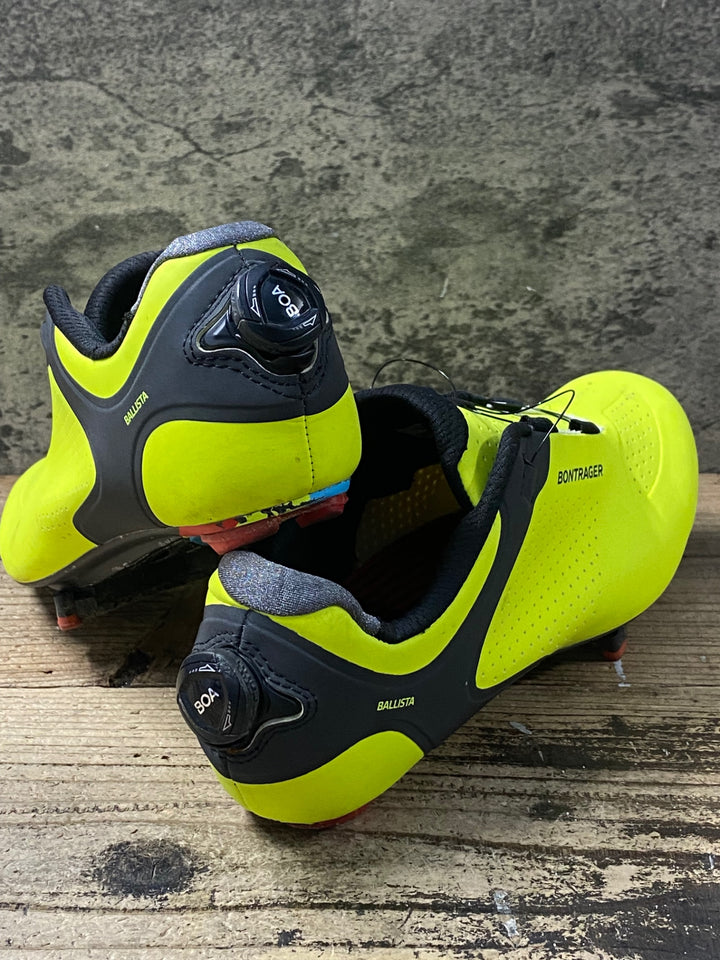 KK644 ボントレガー BONTRAGER BALLISTA ビンディングシューズ SPD-SL EU42 黄 ※ソール傷