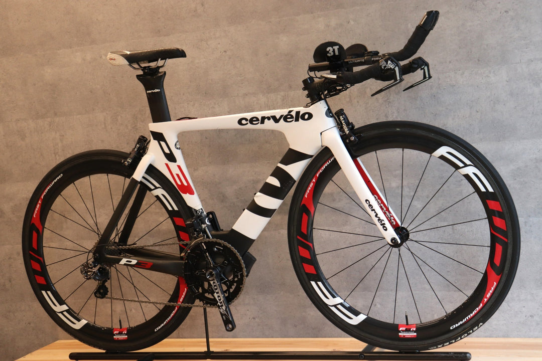 【訳あり】 サーヴェロ CERVELO P3 2014モデル 48サイズ アルテグラ 6870 MIX 11S Di2 カーボン トライアスロンバイク TTバイク 【さいたま浦和店】