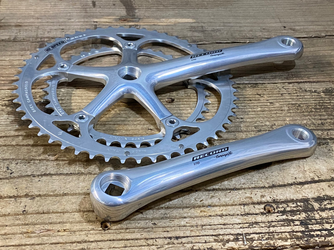 KB386 カンパニョーロ CAMPAGNOLO レコード RECORD クランクセット 52/39T 170mm10S