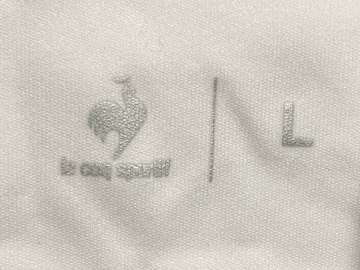 JU343 ルコックスポルティフ le coq sportif 長袖サイクルジャージ Lサイズ 白