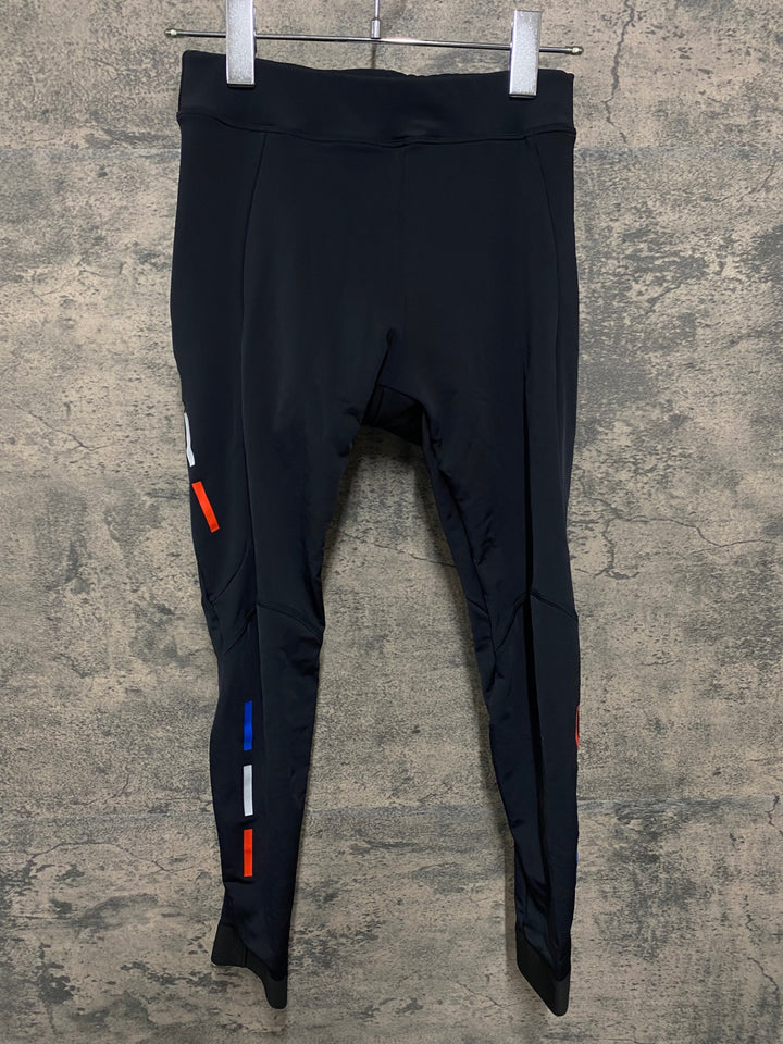 JR087 ルコックスポルティフ le coq sportif レーサータイツ 黒 S 裏起毛