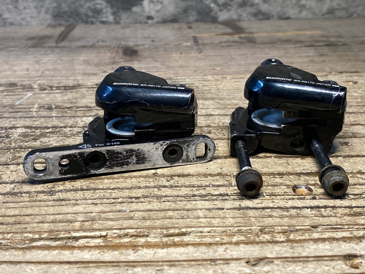 JD641 シマノ SHIMANO デュラエース DURA-ACE BR-R9170 ディスクブレーキ キャリパー 前後セット