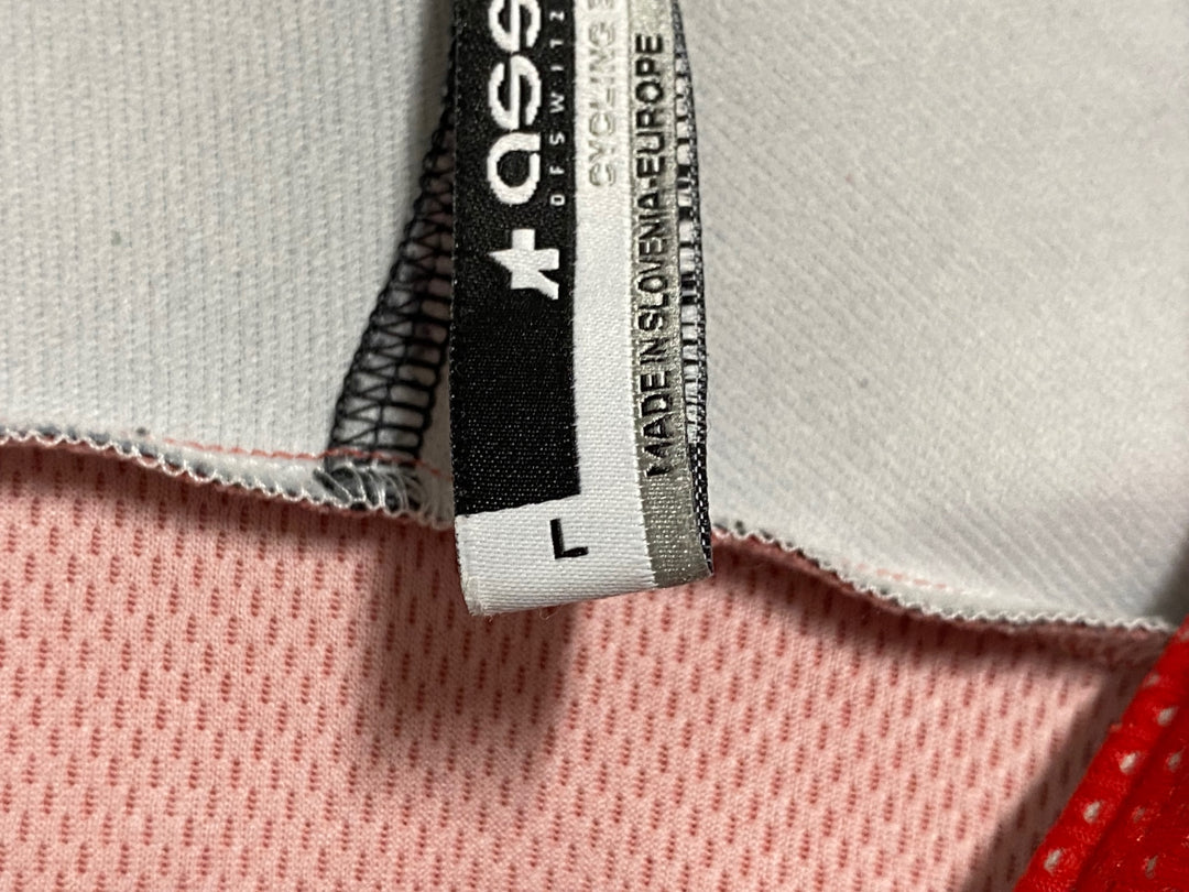 KD684 アソス ASSOS 長袖 サイクルジャージ 赤 L