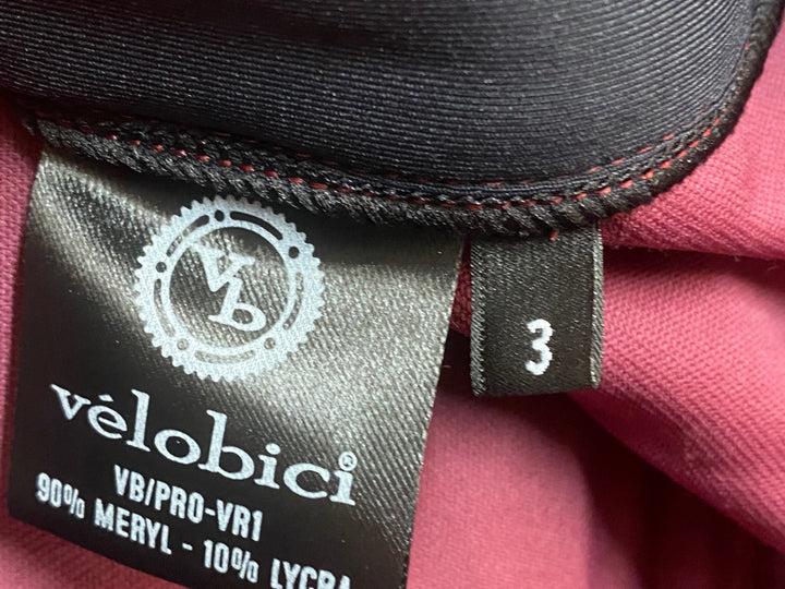 KR410 ヴェロビチ VELOBICI 半袖 サイクルジャージ 赤 3