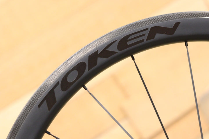 トーケン TOKEN C45 RESOLUTE クリンチャー カーボン ホイールセット シマノ 12/11S 【立川店】