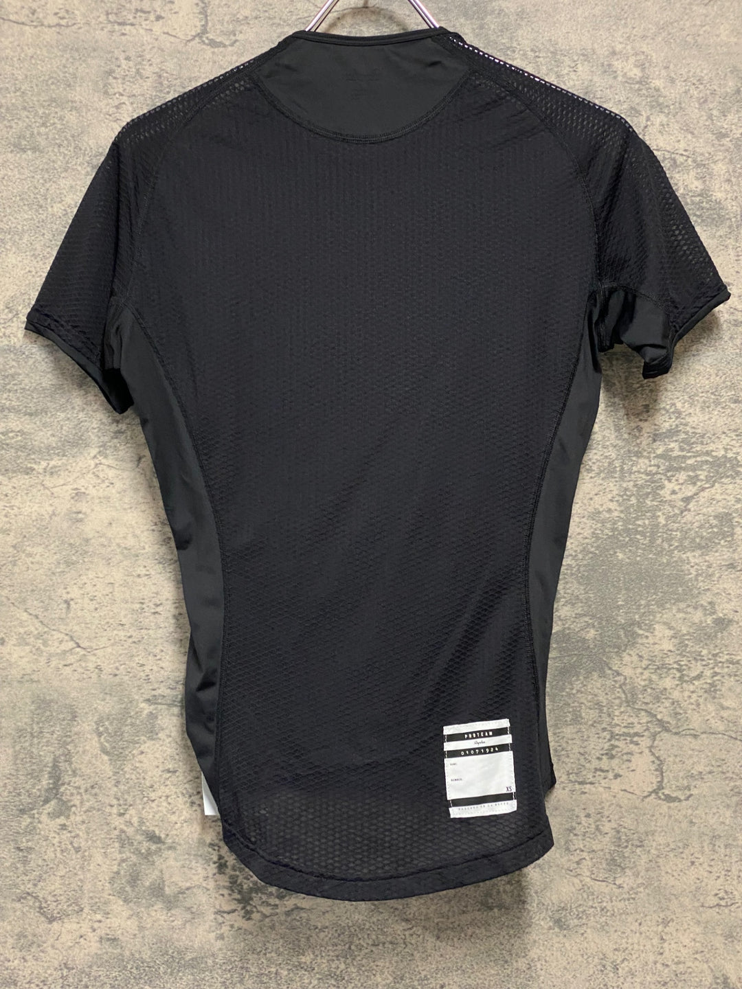 JS844 ラファ Rapha PRO TEAM 半袖 ベースレイヤー 黒 XS