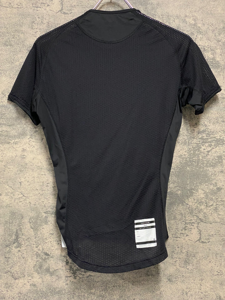 JS844 ラファ Rapha PRO TEAM 半袖 ベースレイヤー 黒 XS