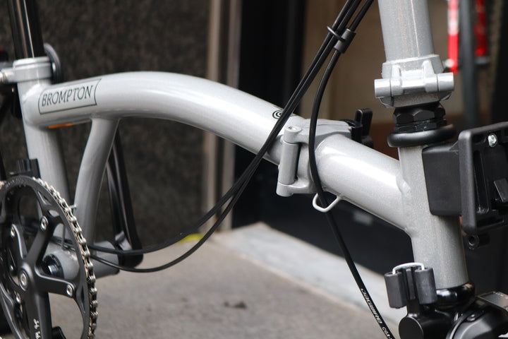 ブロンプトン BROMPTON P LINE URBAN LOW S4L ストームグレー 2022モデル 16インチ 折り畳み ミニベロ フォールディングバイク 【東京南麻布店】
