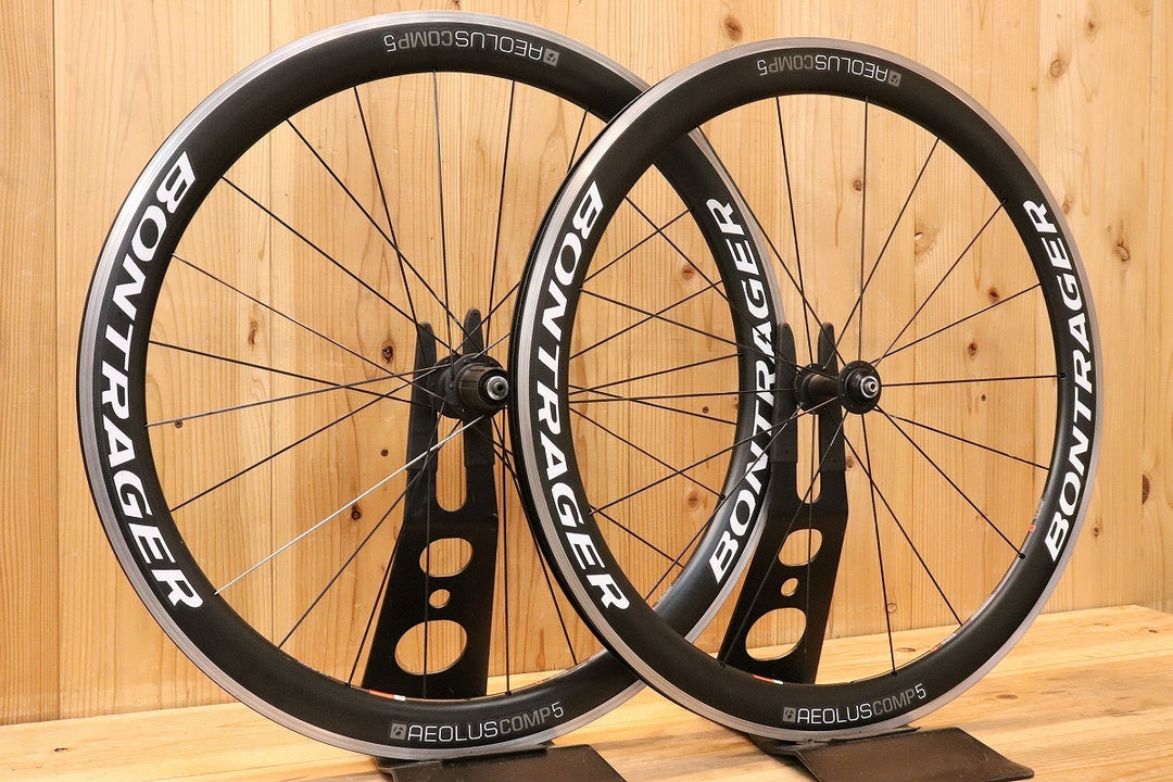 ボントレガー BONTRAGER アイオロス AEOLUS COMP 5 アルミ カーボン チューブレスレディ ホイールセット シマノ 11S/12S 【芦屋店】
