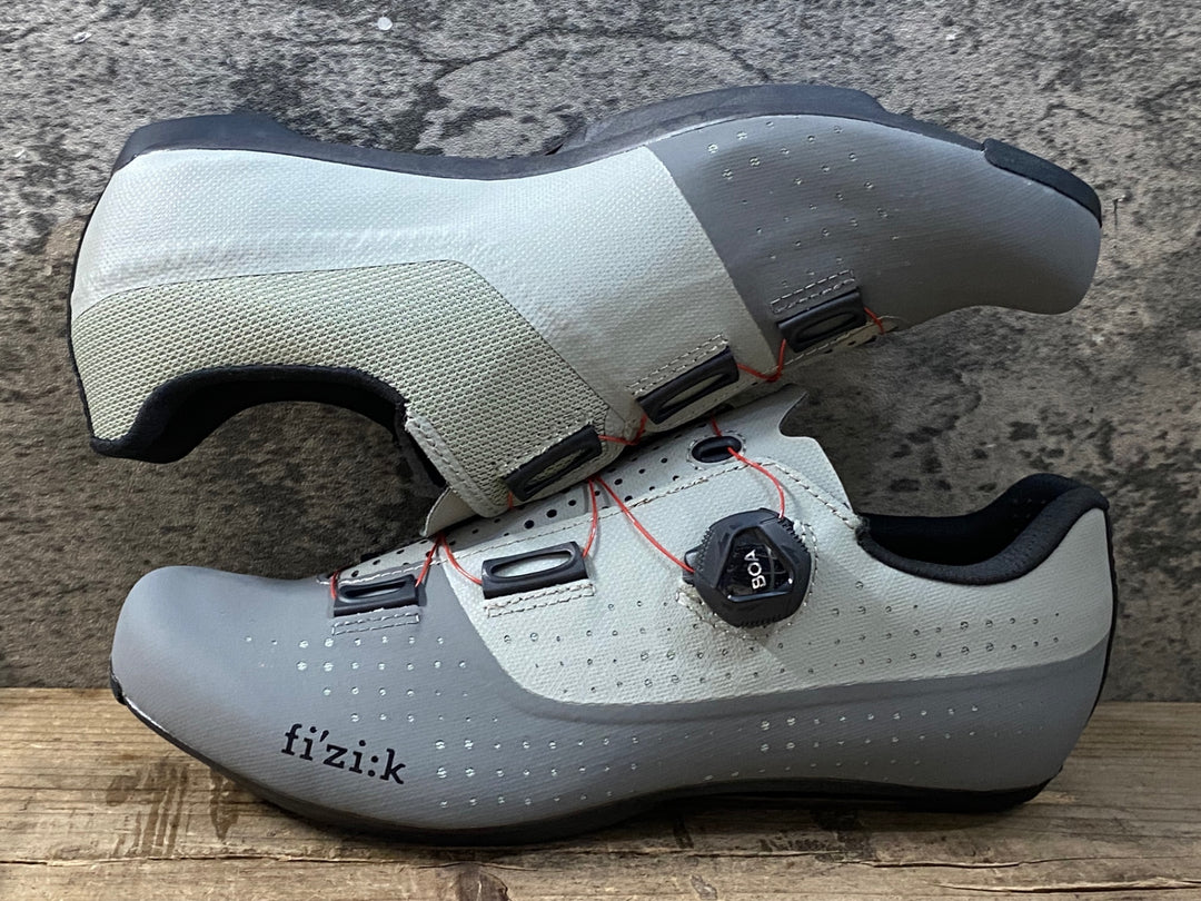 KK388 フィジーク fizik TEMPO OVERCURVE R4 SHOES ビンディングシューズ 3穴 グレー EU40 1/2