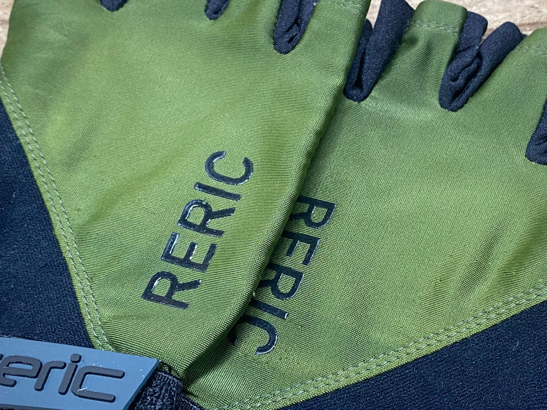 JK182 レリック reric 指切り グローブ 深緑 黒 M