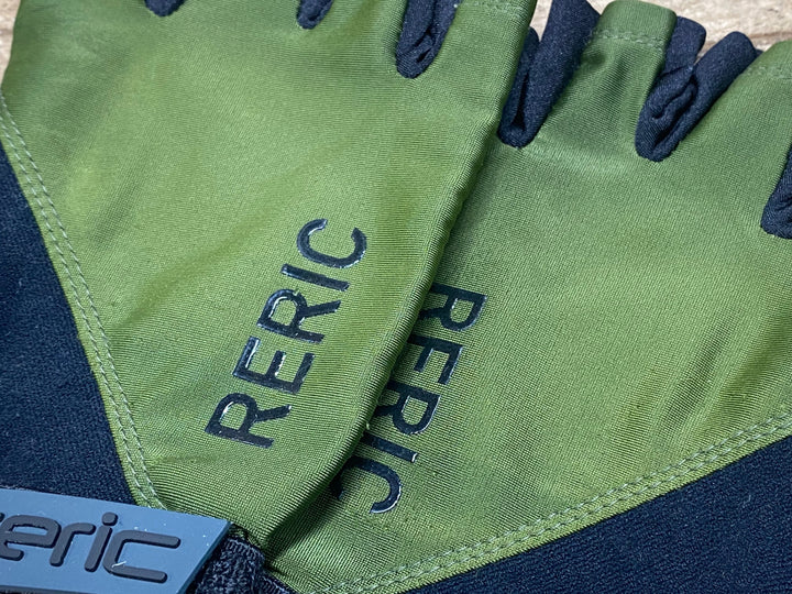 JK182 レリック reric 指切り グローブ 深緑 黒 M