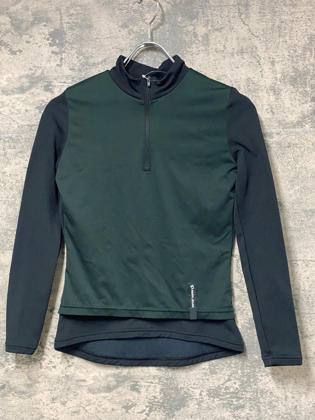 JT098 パールイズミ PEARL iZUMi 長袖 ミドルレイヤー 黒 S 裏起毛 防風