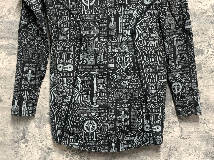 KE105 サイコロジー CYCOLOGY PERFORMANCE LONG SLEEVE BASEKATER 長袖 ベースレイヤー 黒 S 裏起毛