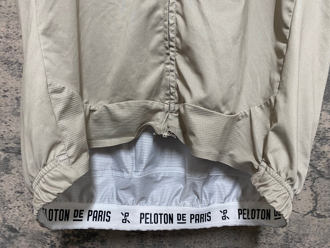 JR235 プロトンドパリ Peloton de Paris 半袖 サイクルジャージ ベージュ L