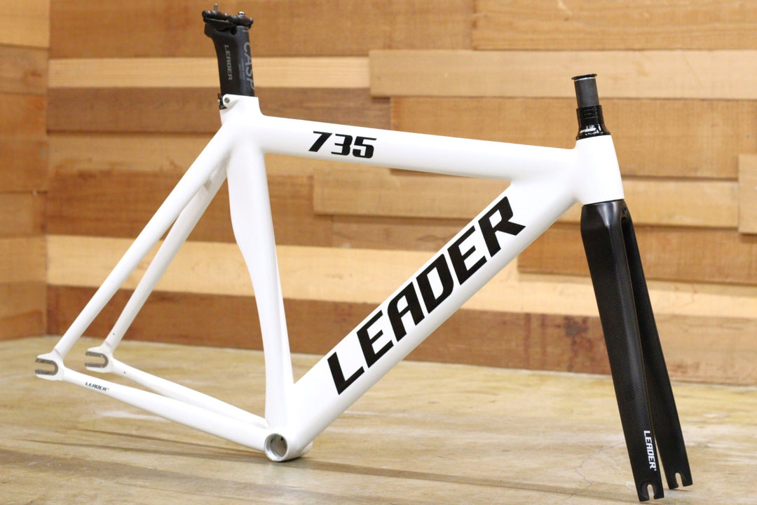 リーダーバイク LEADER BIKES 735TR XSサイズ アルミ ピストバイク フレームセット 【立川店】