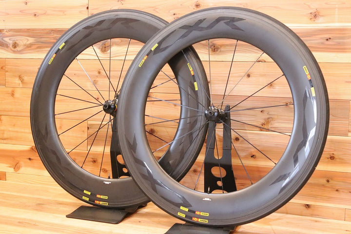 マヴィック MAVIC CXR ULTIMATE 80 RIM シマノ 11S/12S 外幅27mm カーボン チューブラー ホイールセット 【広島店】