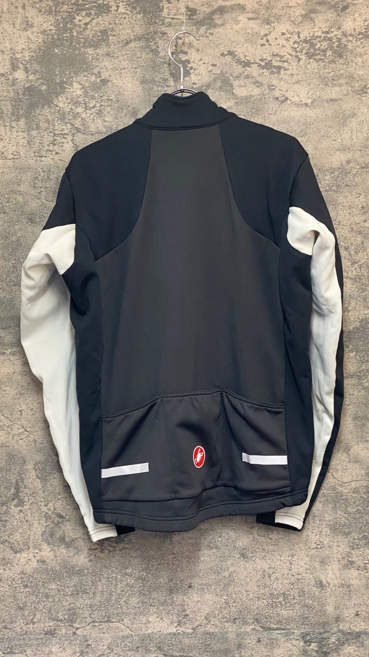 KI786 カステリ CASTELLI 長袖 サイクルジャケット 黒 XL 裏起毛 GORE TEX INFINIUM