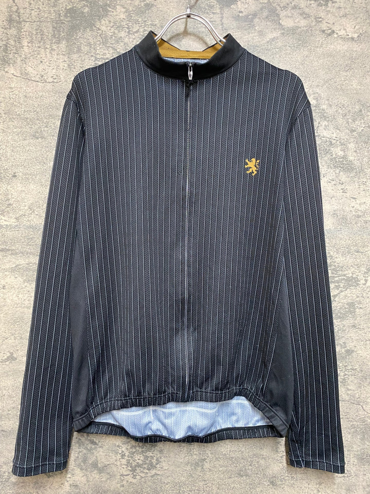 JL189 カペルミュール KAPELMUUR 長袖 サイクルジャージ 黒 XL ※ほつれあり