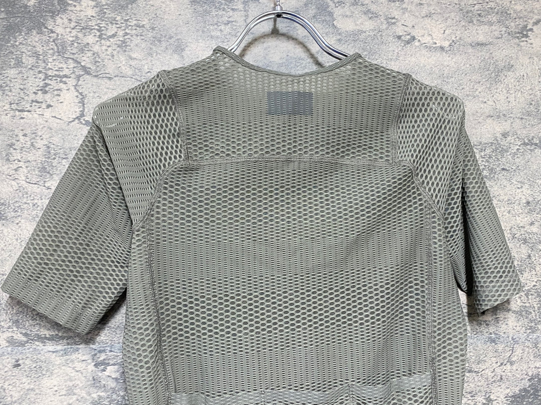 KJ285 パスノーマルスタジオ PAS NORMAL STUDIOS Men's Mechanism Pro Zipless Jersey 半袖 サイクルジャージ グレー M