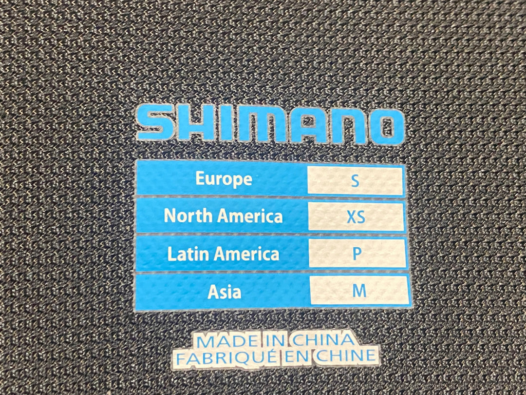 JU796 シマノ SHIMANO 長袖 サイクルジャケット 青 S 裏起毛