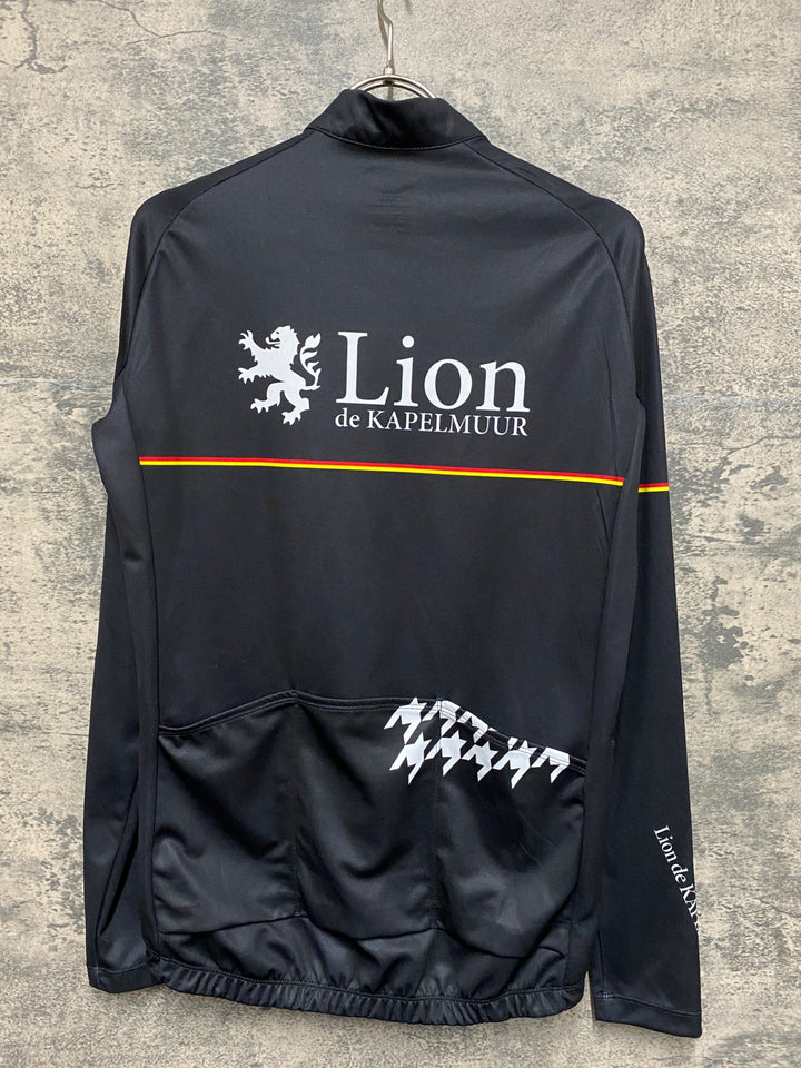 KB710 リオンドカペルミュール Lion de KAPELMUUR 長袖 サイクルジャージ 黒 M