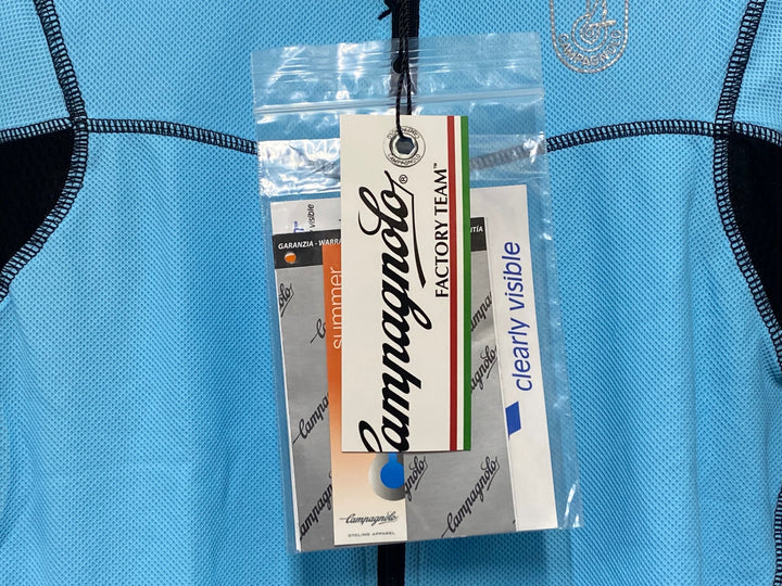 KL633 カンパニョーロ CAMPAGNOLO 半袖 サイクルジャージ 水色 M