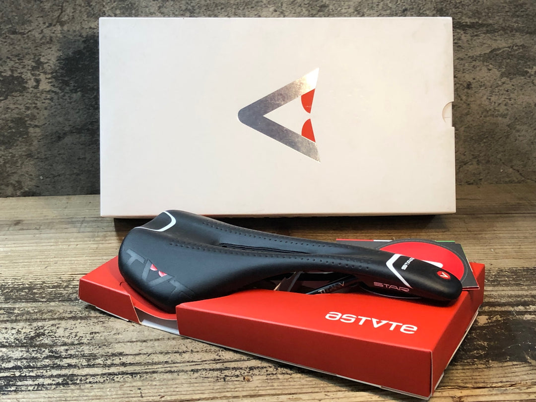 JR436 アスチュート ASTVTE スターライン STARLINE TITANIUM サドル 黒 TITANVレール