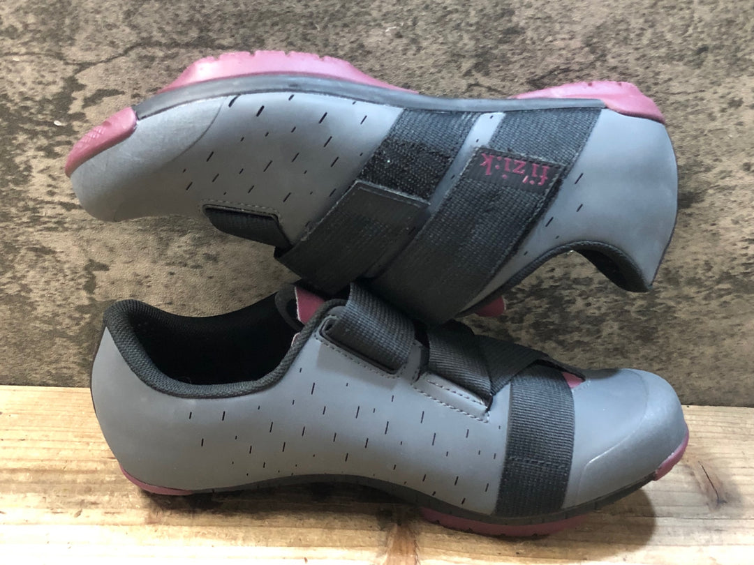 JX857 フィジーク fizik TERRA POWERSTRAP X4 ビンディングシューズ SPD グレー EU40 ※未使用