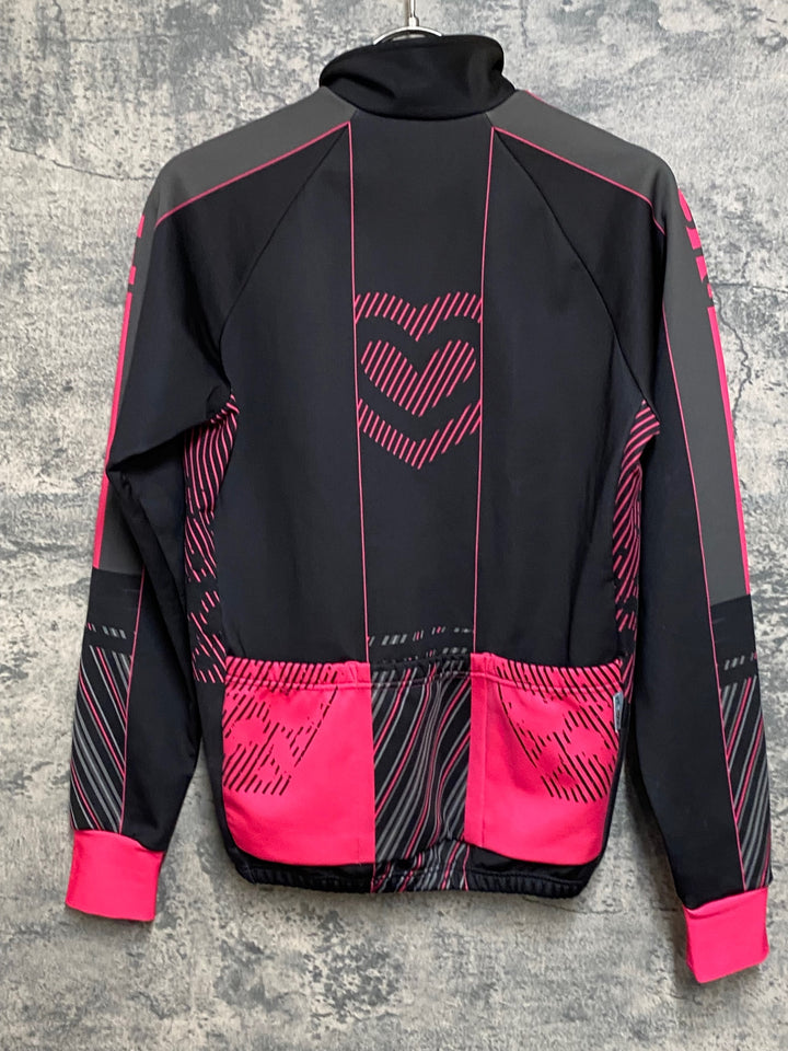 JS115 ピセイ PISSEI 長袖 サイクルジャケット 黒 L 裏起毛