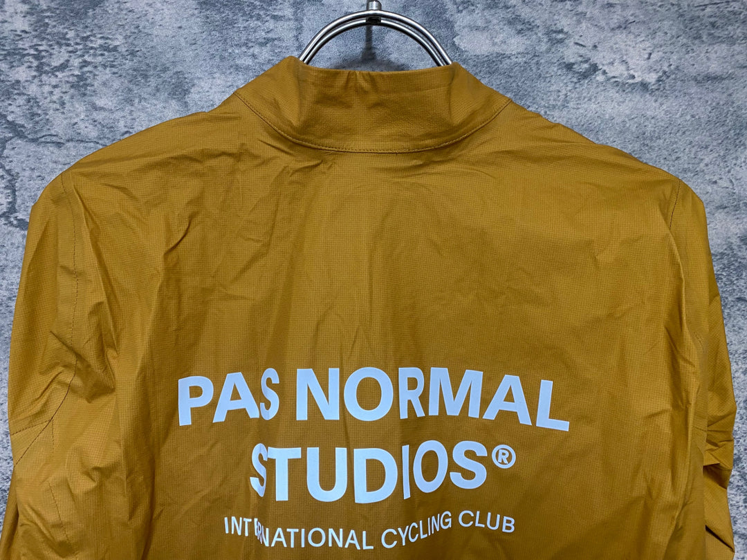 JY518 パスノーマルスタジオ PAS NORMAL STUDIOS Mechanism Rain Jacket 長袖 サイクルジャケット オレンジ レディース M PERTEX SHIELD AIR