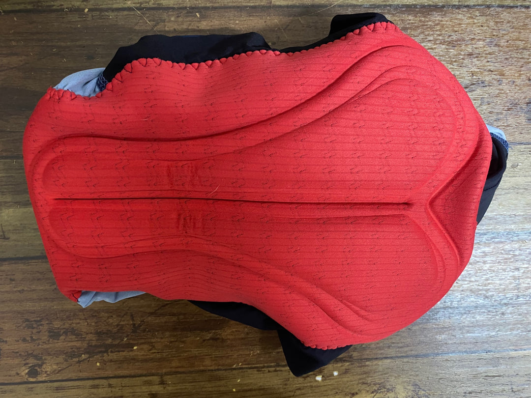 JN369 カフェドシクリステ CAFE DU CYCLISTE ADELINE MAN ビブショーツ 紺 グレー S