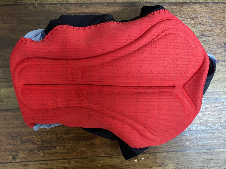 JN369 カフェドシクリステ CAFE DU CYCLISTE ADELINE MAN ビブショーツ 紺 グレー S